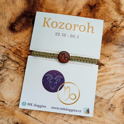 Náramek znamení Kozoroh
